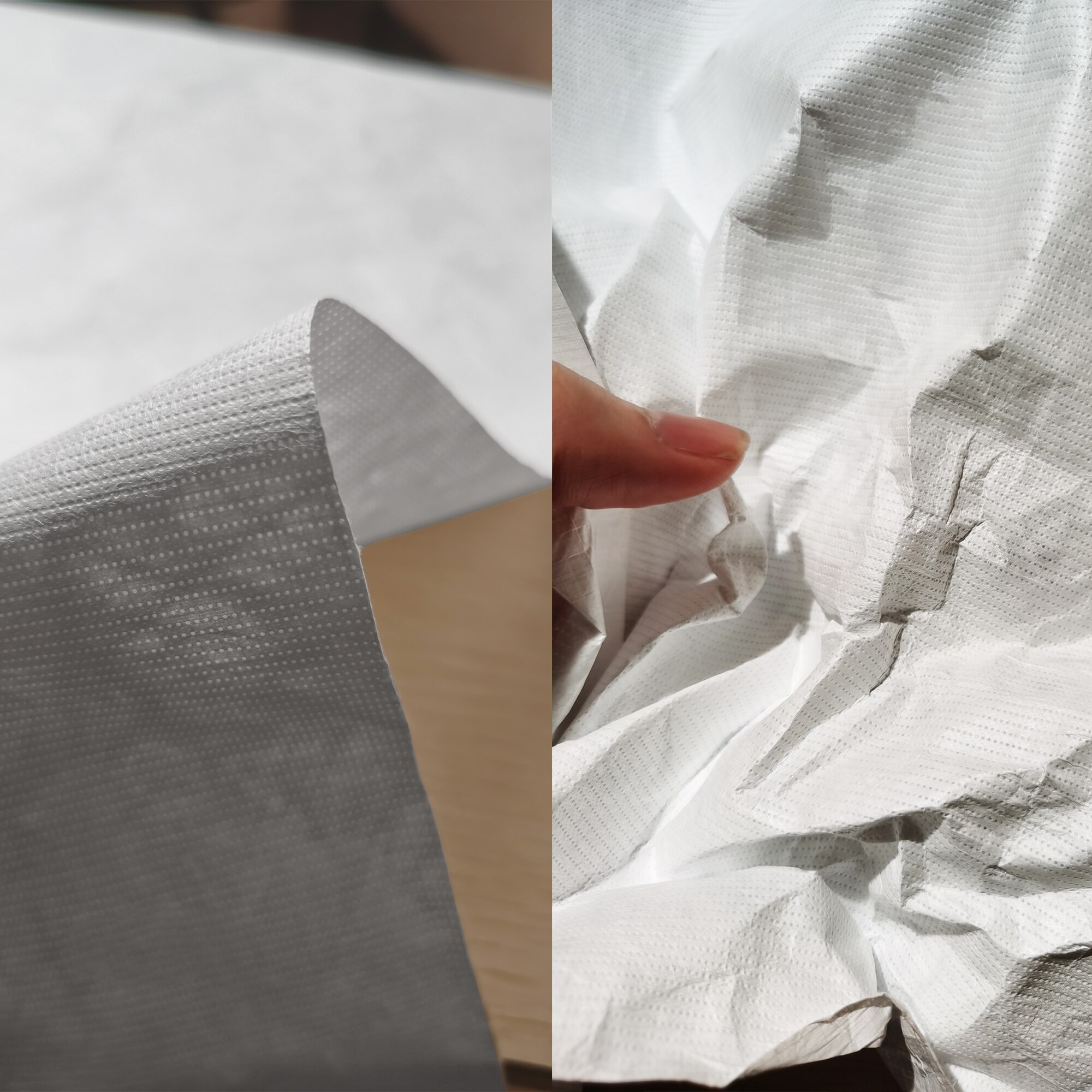 Tela de papel DuPont importada de 0,17mm/0,27mm, papel transpirable lavable Tyvek, tela de rasgada sin bolsa