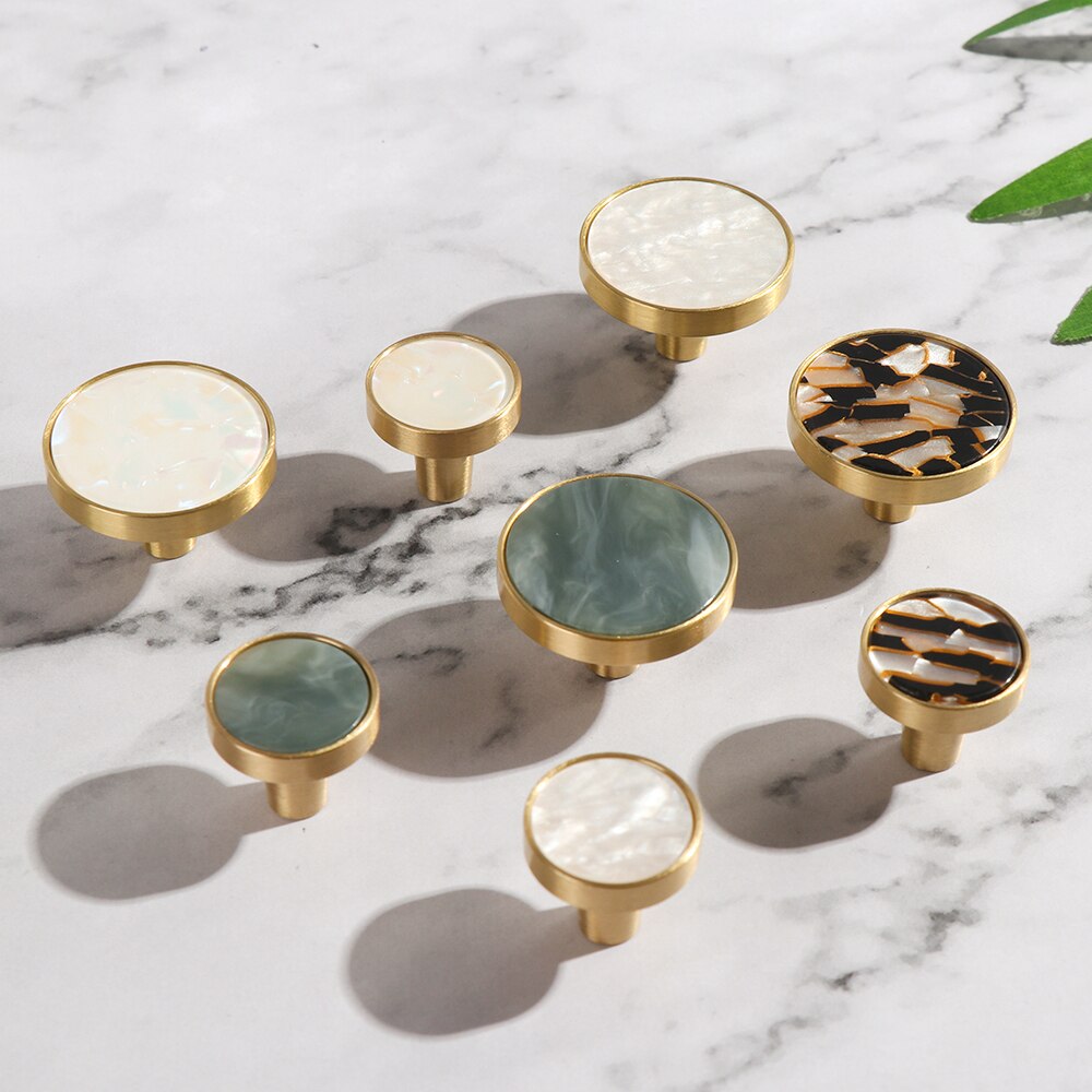 Shell pattern handles Door Knobs Handles For Cabinet Cupboard Zinc Alloy Furniture Drawer Pulls Furniture Accessories