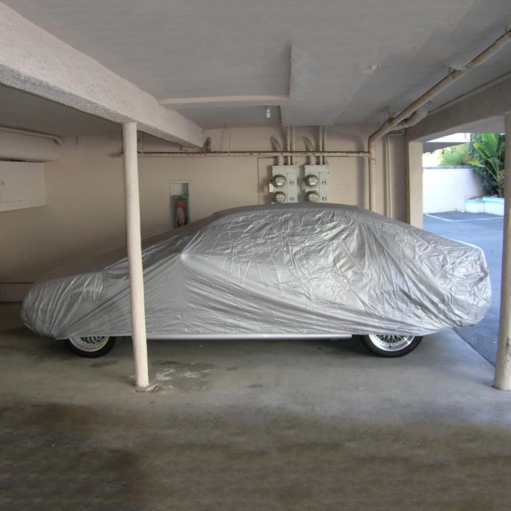Waterdichte Auto Voertuigen Garage Volledige Cover Universele Stof Beschermende Zon Proof Grote Uv Slip Auto Mobiele Cover