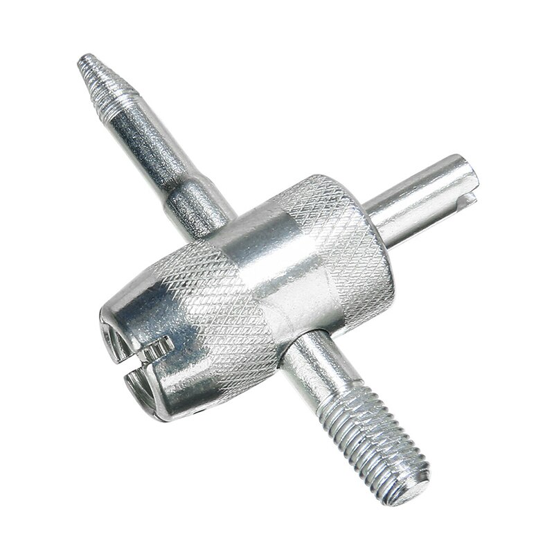 1set 4 Way Car Motorcycle Bike Tyre Tire Valve Repair Remover Tool with 4 Valve Stem Cores Tire Repair Tools Car Repair Tool