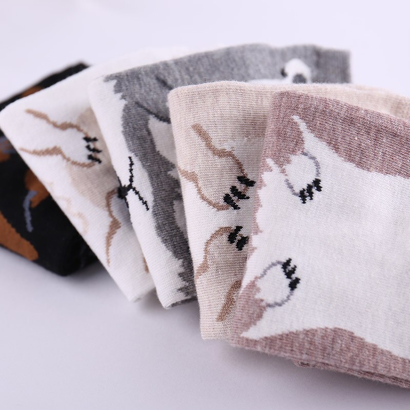 Kvinner dyr ankelsokker venn mopper corgi rottweiler schnauze samojed hund kjæledyr sox til eldre låve eller voksen unisex sokken