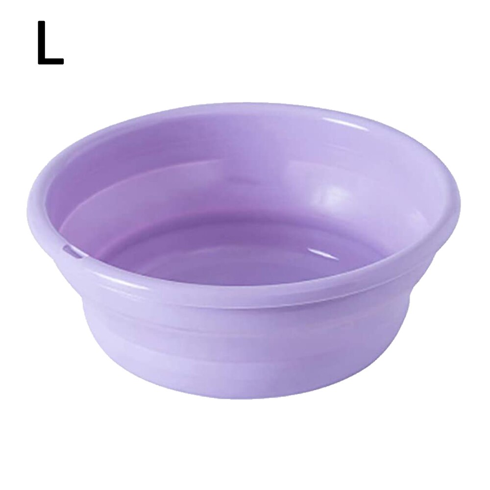 Portable Non-Slip Basin Multipurpose Portable Washing Basin For Home Tourism Outdoor Supplies Folding Basin Household Telescopic: 06