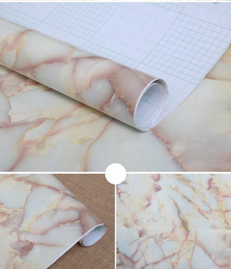 Moderne Marmor Selbst Klebe Tapete Küche Schrank Vinyl Kontaktieren Papier Möbel Tisch Regal Schublade Wasserdichte Wand Aufkleber