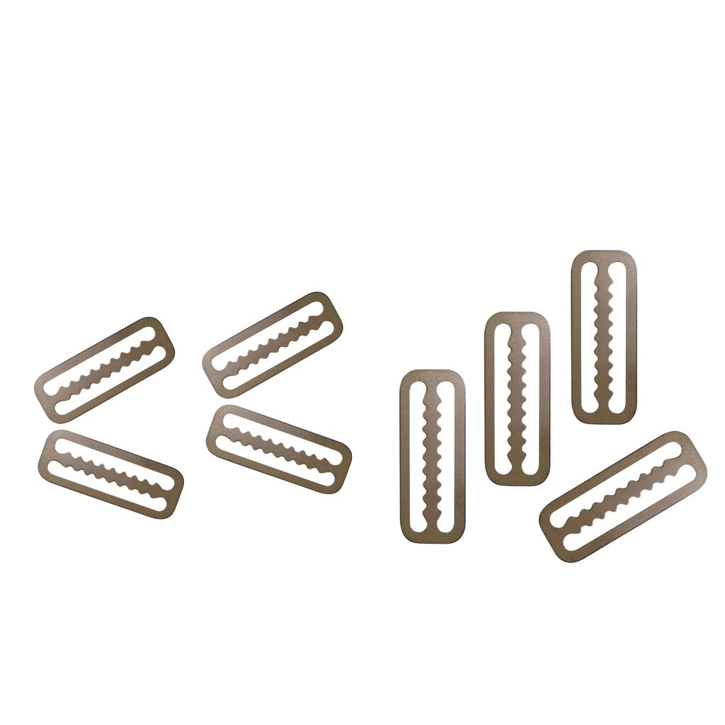 8x Steel Weight Belt Webbing Strap Keeper Clip Retainer For 2" Webbing