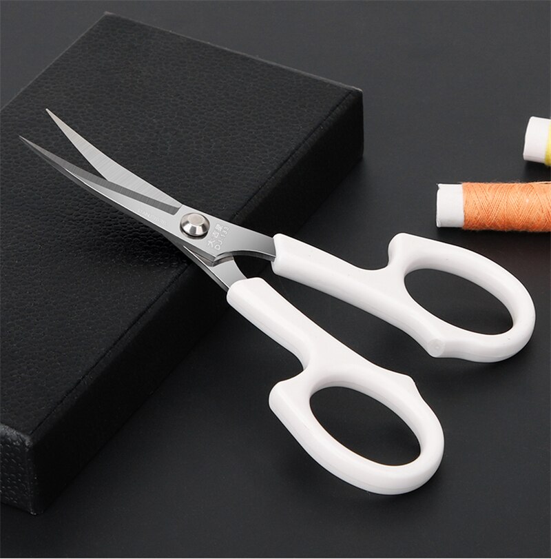 Curved Scissors Embroidery Cutting Head Up Scissor Angled Fabric Cross Stitch Tailor Scissor Tools Sewing Handicraft Accessories