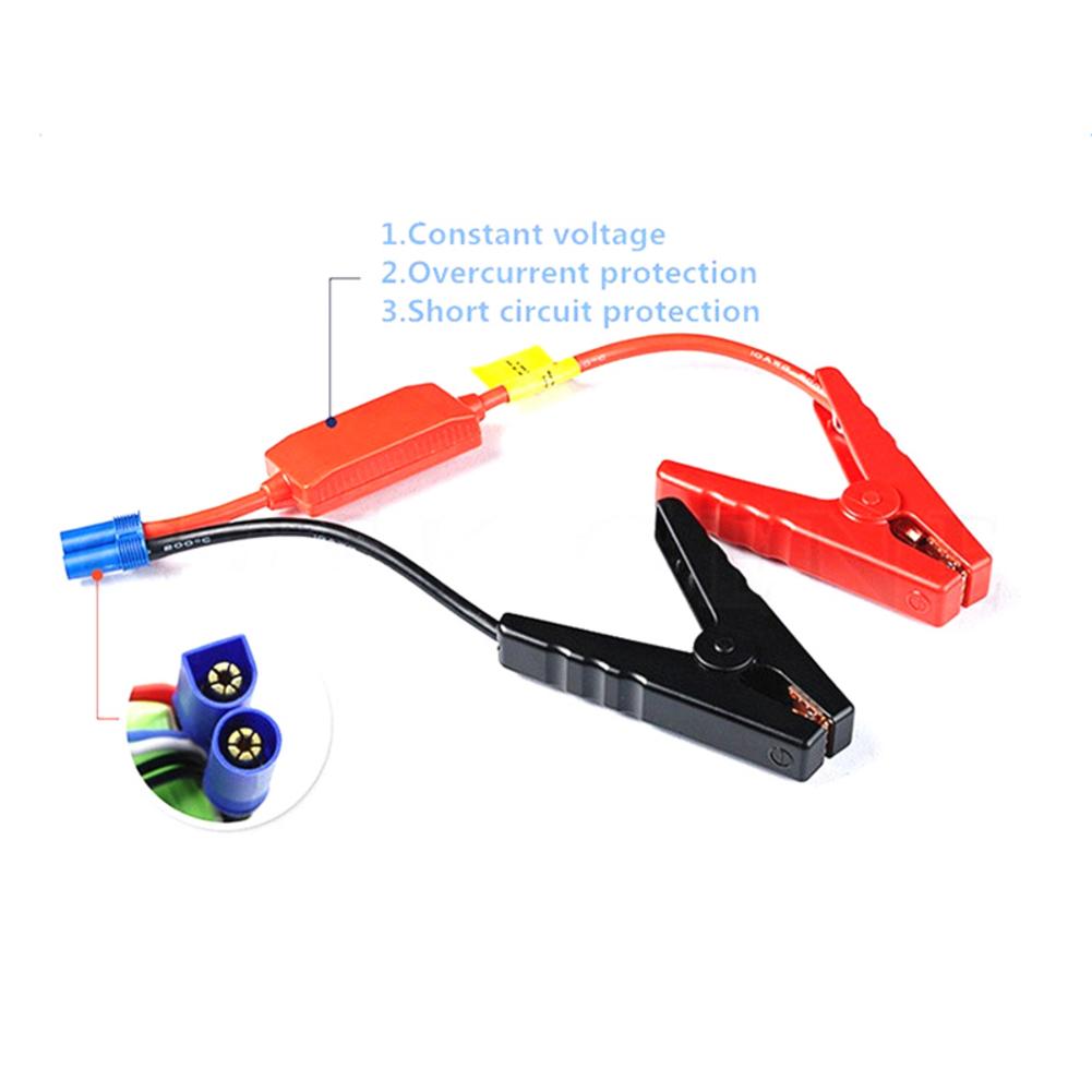 12V Car Jump Starter Emergency Jumper Cable Clamp Auto Engine Booster Storage Battery: Default Title