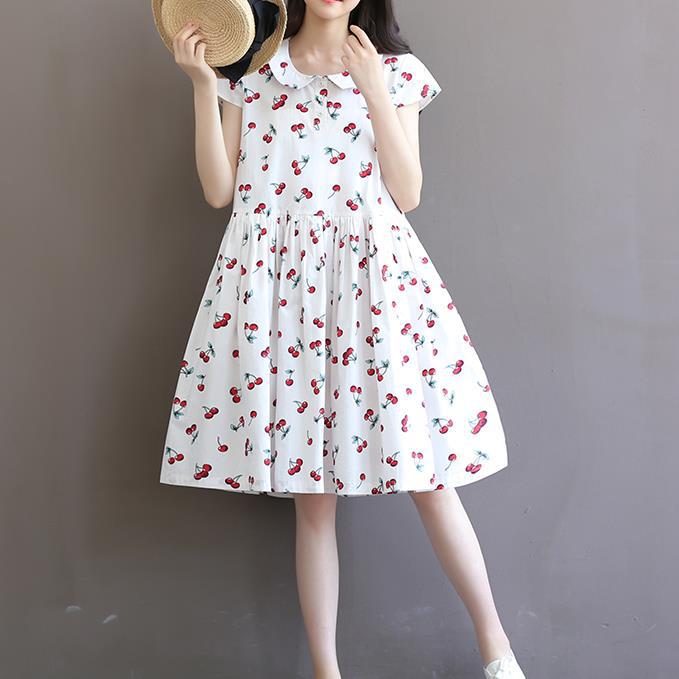 Escuela Japonesa uniformes Anime Cosplay Sailor traje estilo universitario pequeño fresco cereza estampado chicas dulces y lindas estudiante vestido M-XL