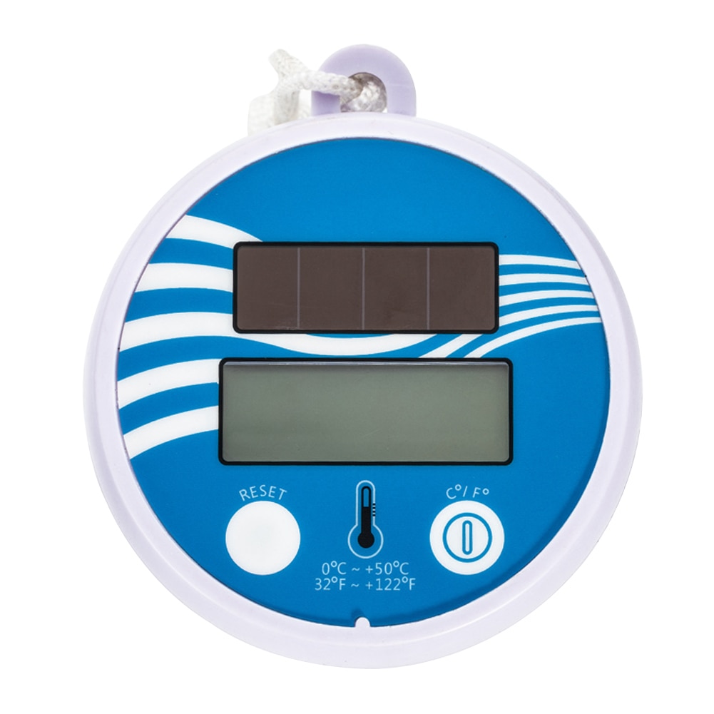 Lcd-skærm vandtæt digitalt termometer trådløs swimmingpool temperaturmåling lille flydende akvarium badevand spa