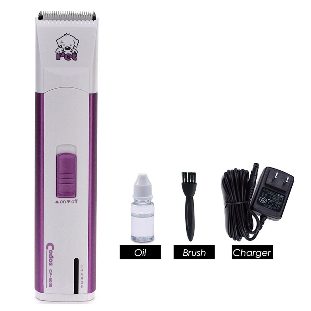 Codos CP-5000 Electric Pet Shaver Dog Part Trimmer Rechargeable Cat Face Ears Foot Clipper Grooming Haircut Machine