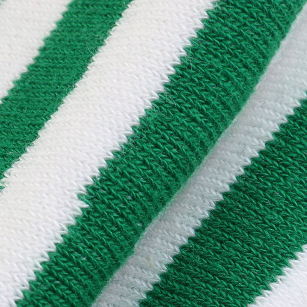 Gants tendance irlandais st. patrick trèfle vert à rayures blanches gants de fête filles gants chauds tricotés jeu de rôle de fête