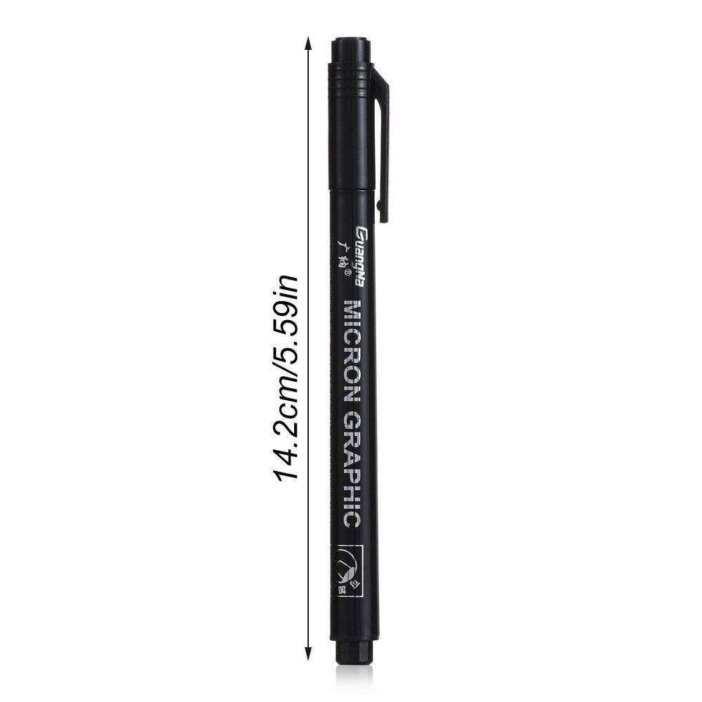 Nagel Kunst Graffiti Kuli Schwarz Wasserdicht DIY Blume Abstrakte Linien Skizze Professionelle Nachfüllbare Tinte Nagel Malerei Zeichnung Werkzeuge