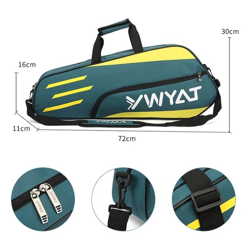 Squash Badminton Racket Tennis Tas Grote Lichtgewicht Waterdichte Rugzak Schoudertas 3 Tennis Rackets Outdoor Training -40