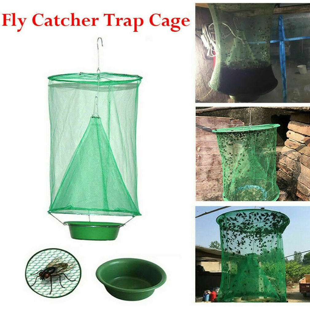 Strongly catch hanging fly trap artifacts trap cages to kill flies cages catch flies killer lure tools