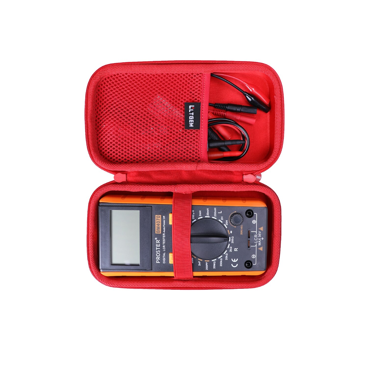 LTGEM Waterproof EVA Hard Case For Proster LCR Meter LCR Multimeter Tester