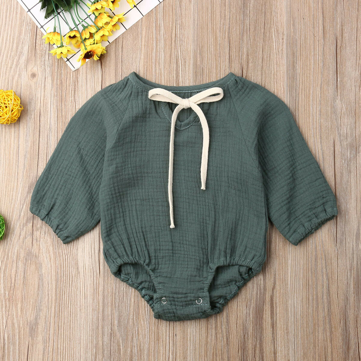 Geagodelia Ensemble De Vêtement Bébé Fille 4 Pèces Barboteuse à