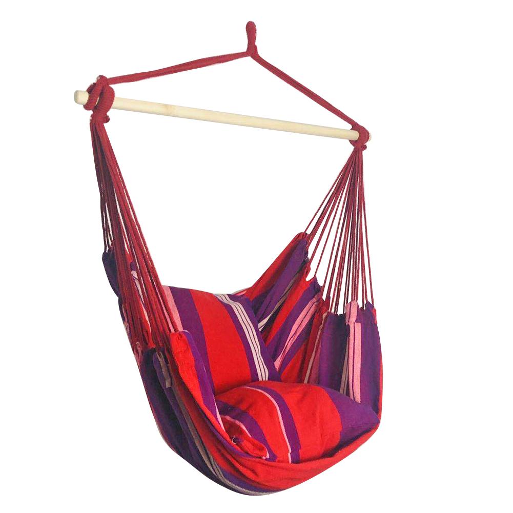 Camping Pure Double Hammocks Outdoor Backyard Canvas Sleeping Swing Beds for Home Garden Laying Accessories