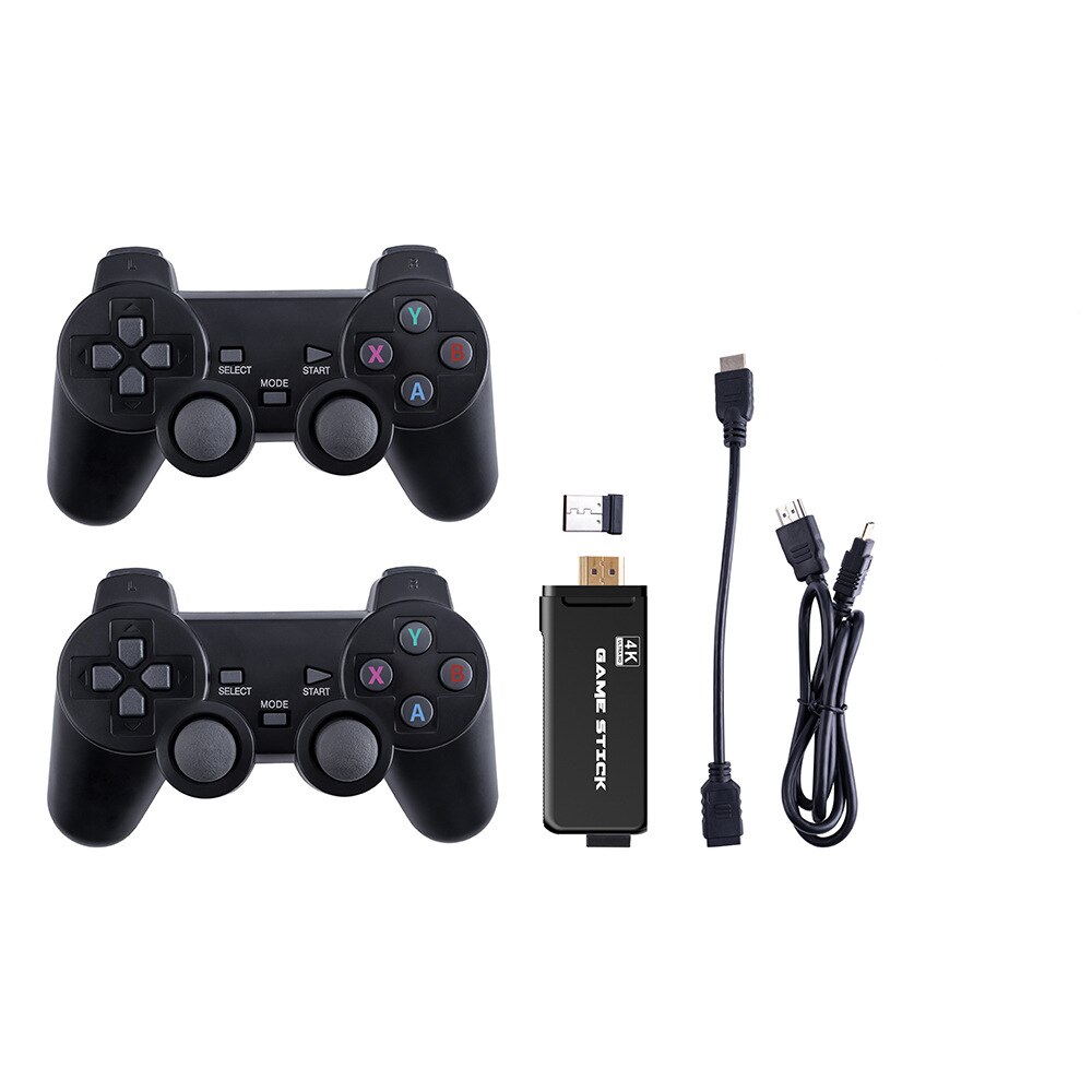 Consola inalámbrica 4K 2,4G, consola de videojuegos clásica, 8 bits, minicontrolador Retro, salida HDMI, reproductor Dual, 3000 juegos: Default Title