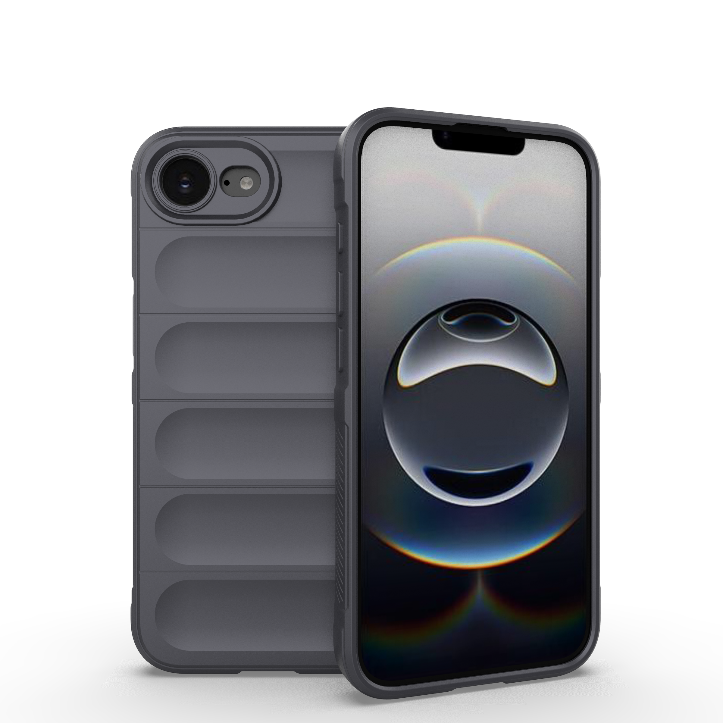 Funda para iPhone 16e Funda de teléfono de silicona suave a prueba de golpes Funda de teléfono para iPhone 16 e iPhone16e 2025 Funda protectora de lente: Verde