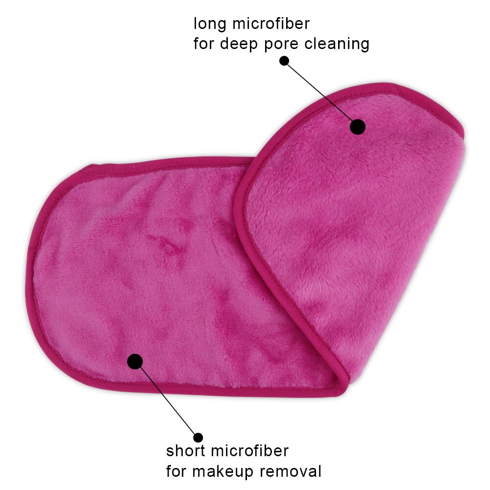 5Stck Mikrofaser machen-hoch Entferner Gesicht Handtuch Mehrweg Machen hoch Tuch Pads Frauen Gesicht Reinigung Handtuch Schönheit Hautpflege Schönheit werkzeuge