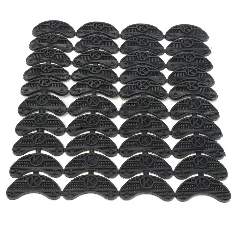 40 pièces 20-paire caoutchouc talon épargnants orteil plaques robinets bricolage chaussures réparation tampons taille: 56*24*3.1MM
