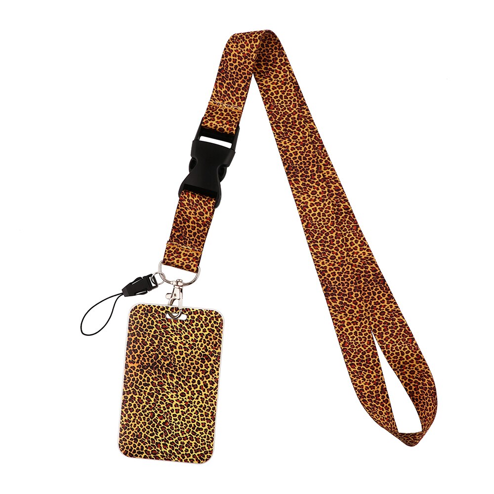 K3025 Luipaard Lanyard Neck Strap Voor Key Id-kaart Mobiele Telefoon Bandjes Badge Houder Diy Opknoping Touw Ketting Accessoires: 3