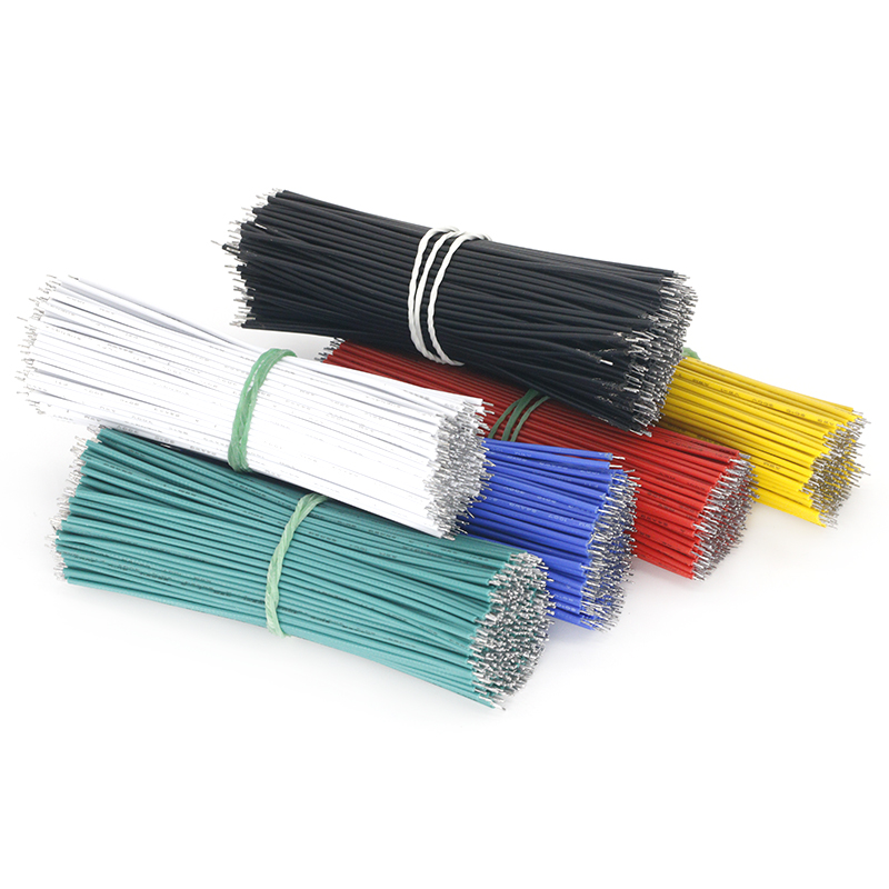 100PCS Tin-Plated Breadboard PCB Solder Cable 24AWG 10CM Fly Jumper Wire Cable Tin Conductor Wires 1007-24AWG Connector Wire