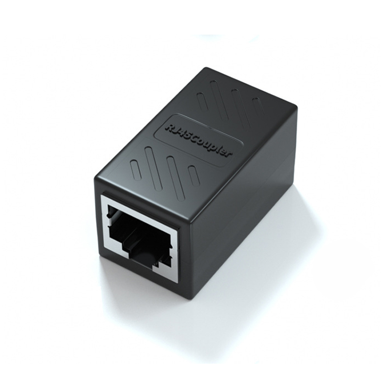 Nätverk  rj45 kabel port nätverkskabel splitter extender plug adapter kontakt  (8 kärna) delad i två splitter: Röd