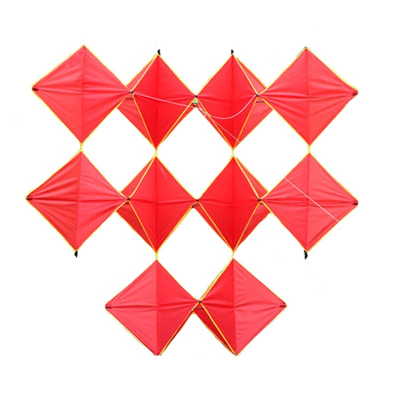 160cm Power Single Ten Diamonds Kite / Red Diamond... – Vicedeal