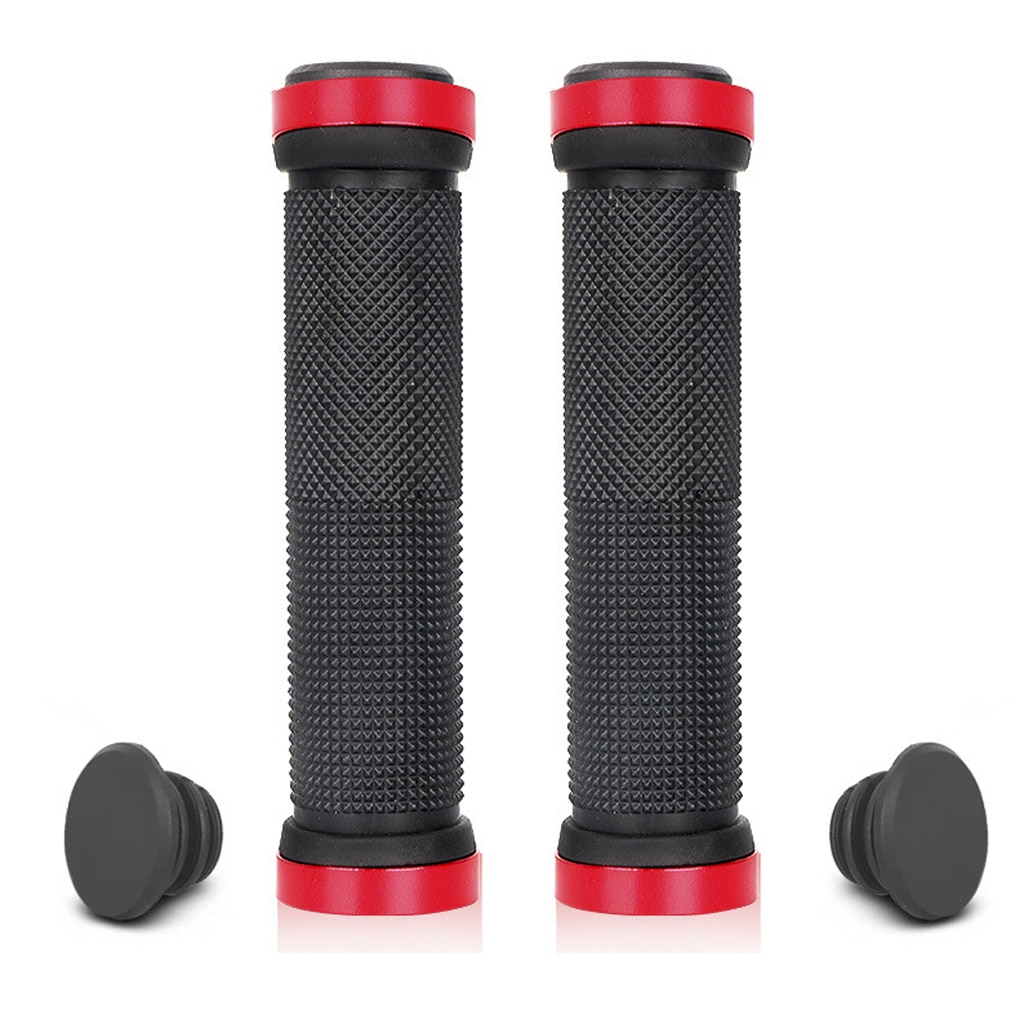 BIke Bicycle Grips Bicycle Handlebars Handlebar Road Double Lock Handle Aluminum Alloy On Cycling Handlebar Hand Cover