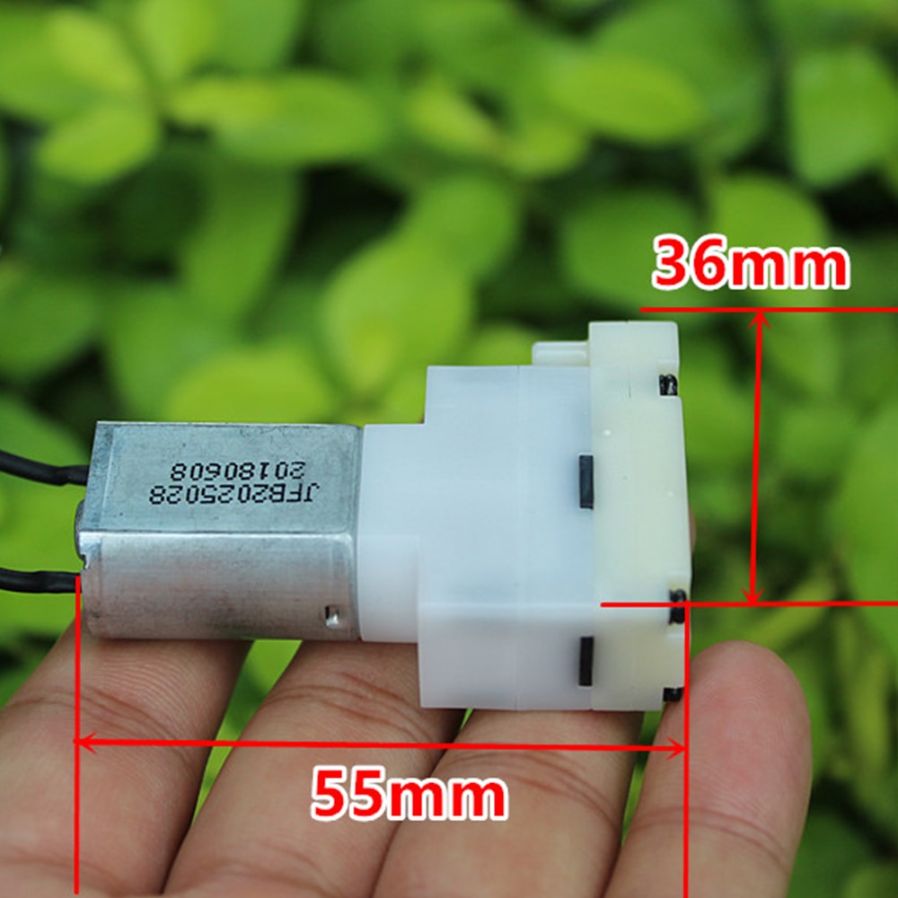 DC 3.7V Mini Micro Air Pump 130 Motor Small Air Pump for Aquarium Fish Tank Air Pump Wild Fishing Oxygen Pump DC 3V-5V