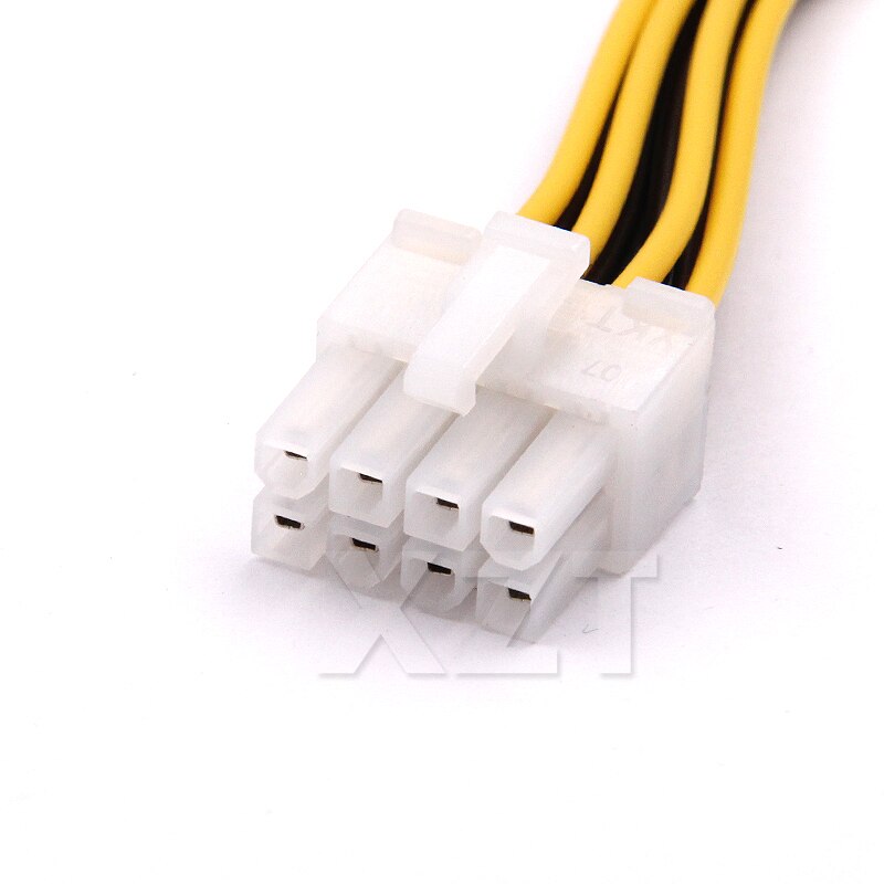 4 Pin Male naar 8 Pin CPU Voeding Adapter Converter ATX Kabel 12V