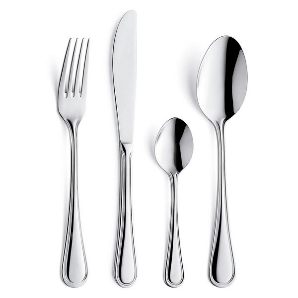 Conjunto de faca amefa baguette (12 peças) de aço inoxidável