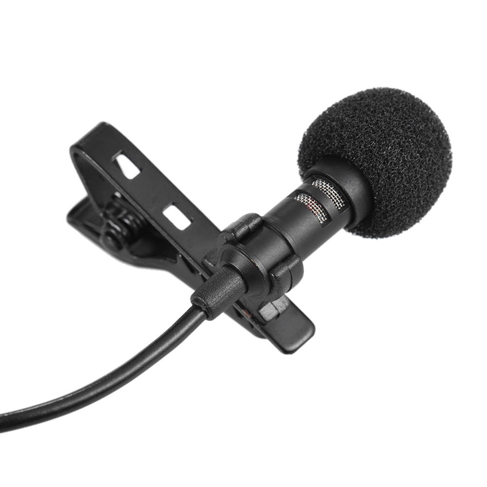USB Microphone Portable Mini Stereo Clip-on lapel mic lavalier microphone condenser Microphone for computer PC karaoke studio