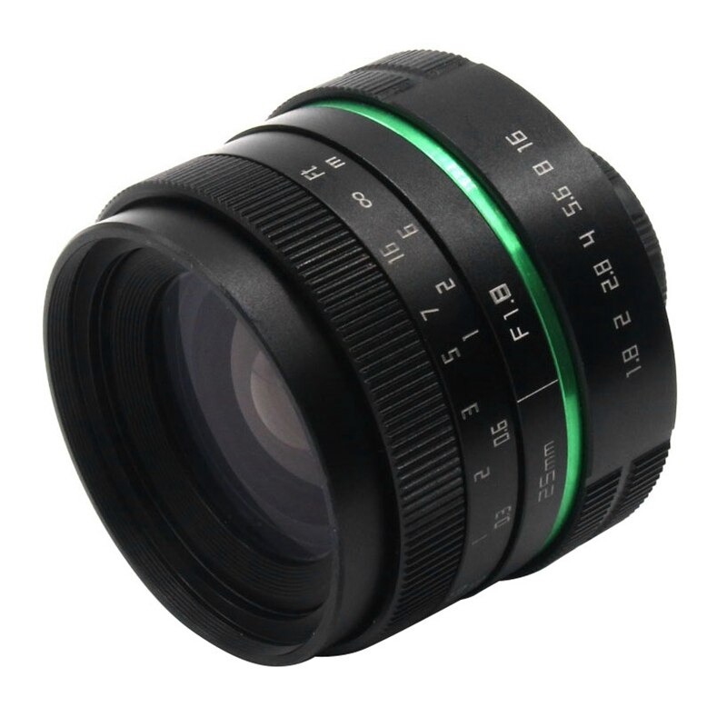 Obiettivo della fotocamera 25 millimetri F1.8 APS-C CCTV TV film lente + C-NEX Anello Adattatore per SONY mini Macchina Fotografica riflesso