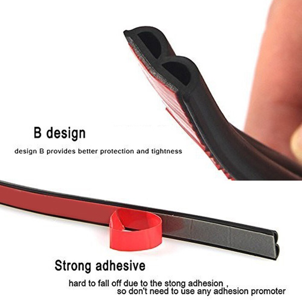 Rubber Seal strip Edge Moulding Trim Window Accessories Black Scratch protector