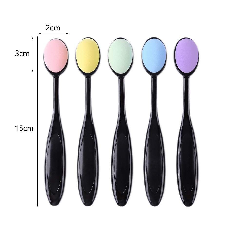 5pcs/set Sponge Head Blending Brushes Set for Card Making Crafting Painting Brushes Flat Kit Blending Ink Hand Tools