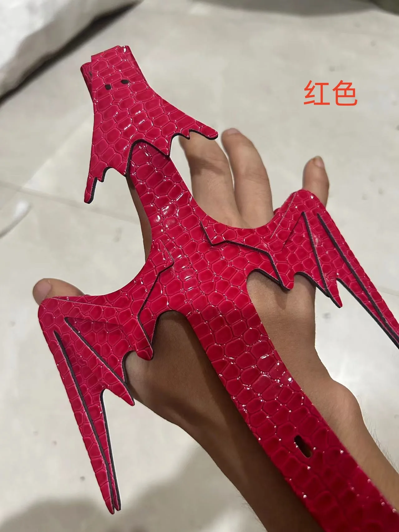 Gants de musculation Crossfit pour gymnastique, poignée en cuir synthétique, protection de la paume pour barre de traction, haltère: BLEU CIEL / S