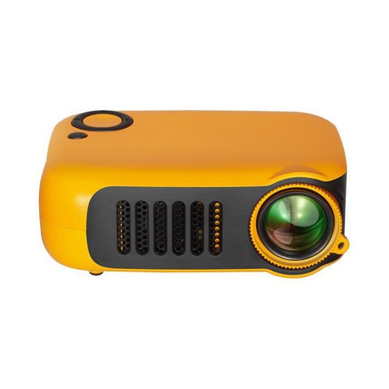 Z70 A2000 Mini Projector Intelligent Projector Home 720p High Definition Projection Portable LED Multimedia Built-in Speaker: YE / EU