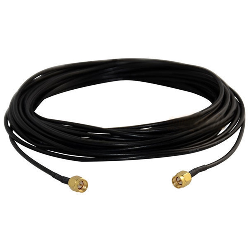 10m SMA MALE naar SMA MALE M-M Connector RF Coaxiale Pigtail RG174 Verlengkabel Gold
