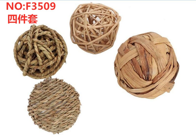 10PCS Hamster Chew Toy Set,Rat Toys Natural Pine Wood,Gerbil,Hamster,Chinchilla&#39;s Favorite Chewing Toy,Toys Accessories: 4PC   NO 3509