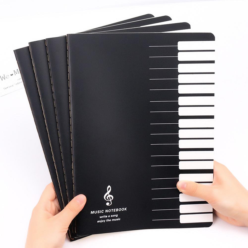 18 Sheets Music Practice Notebook Piano Violin Book Universal Five-line Notebook Random Pattern