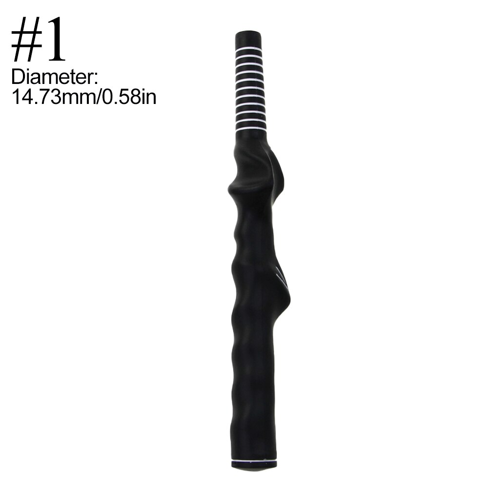 1Pcs Golf Club Grip Swing Grip Trainer Teaching Practice Aid Training Grip Golf Hand Position Training Tool for Man Woman Kids: WHITE