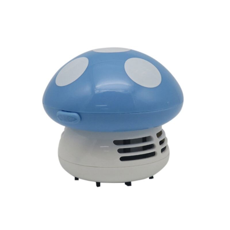 Household Cute Mushroom Shape Vacuum Cleaner Mini Desk Vacuum Cleaner Smart Handheld Keyboard Cleaner Tabletop Sweeper