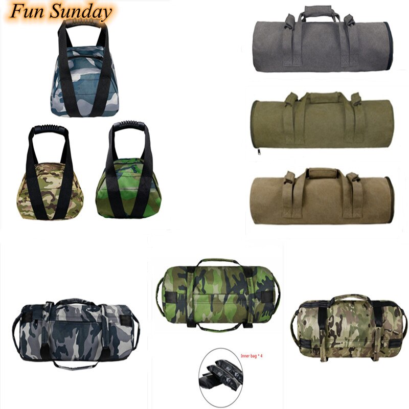 Gym Weights Load Boxing Power Bag Fitness Squat Training Sport Weightlifting Punching Bag Body Building Sandbag