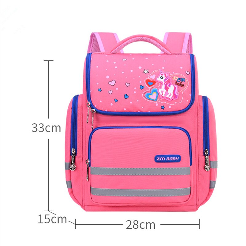 Kids School Tassen Voor Kleuterschool Mode Rugzak Cartoon Gedrukt Kinderen Waterdichte Schooltas Ruimte School Rugzakken: S pink