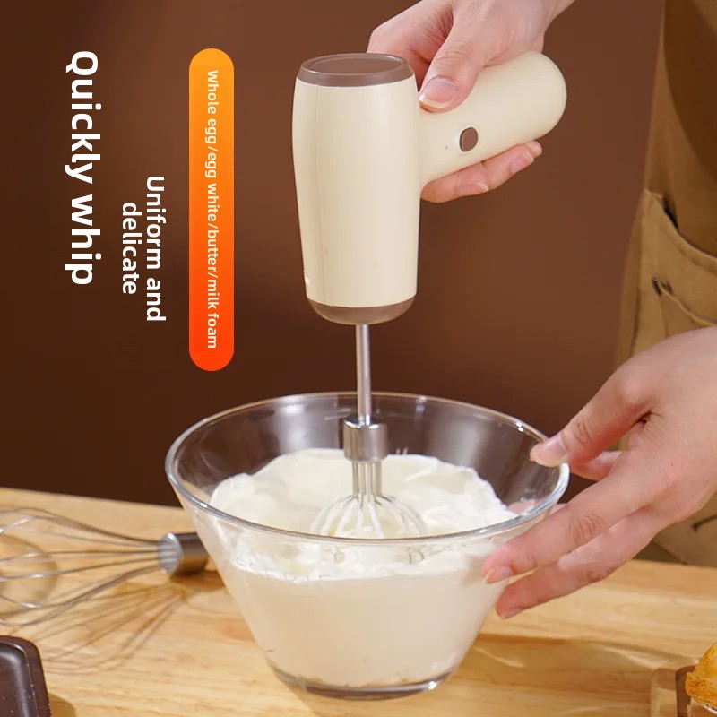 Tragbarer kabelloser elektrischer Schneebesen, Mini-Küchenmixer zum Backen von Creme, Aufladen von Haushaltsgeräten aus dem Festland China