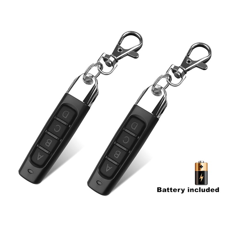 1Pc RF Transmitter 433 Mhz Remote Controls Garage Gate Door With Wireless Remote Control Switch DC 12V 4CH Relay Receiver Module