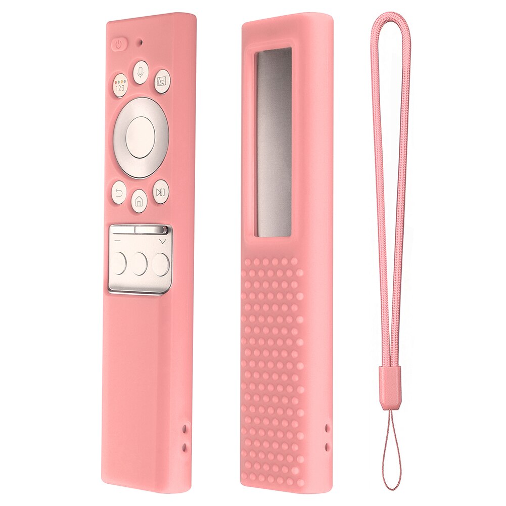 Obudowa pilota robić Samsung TV BN59-01265A BN59-01271A BN59-01272A silikonowa osłona przeciwpyłowa: różowy