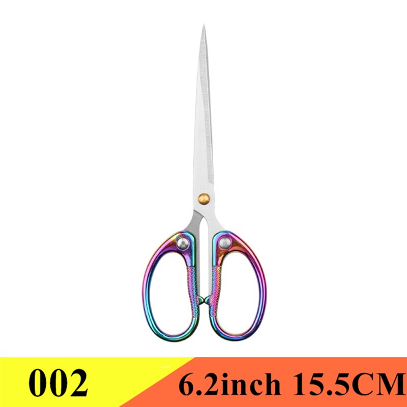 Vintage Scissors Fabric Cutter Tailor&#39;s Scissors Tailor Needlework Sewing Embroidery Office Scissors Stationery DIY Tools Shears: 002 Multicolor 6.2in
