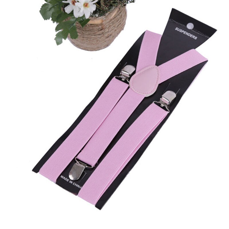 17 Kleuren Mode Vrouwen Mooie Elastische Verstelbare Band Clip Bretels Kleding Accessoires: Pink